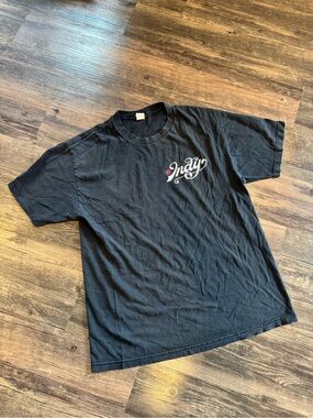 Vintage Independent Truck Co Skateboarding Faded Black Shirt Size L NHS